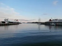 La Belle-Poule en escale à Stornoway, aux Hébrides extérieures