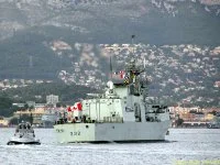 Arrivée à Toulon de la frégate canadienne Ville de Québec