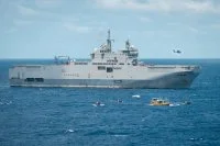 Le porte-hélicoptères amphibie Mistral