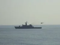 Hélitreuillage sur le patrouilleur mexicain « Romero »