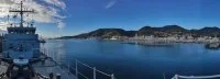 Le chasseur de mines Orion dans le port de La Spezia
