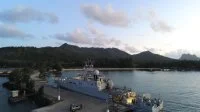Le patrouilleur outre-mer Teriieroo a Teriierooiterai à Tubaï