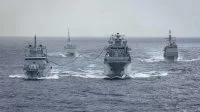 La frégate Bretagne participe à l'exercice RIMPAC