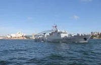Le patrouilleur La Glorieuse arrive à Sydney
