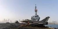Le porte-avions Charles de Gaulle à Abu Dhabi