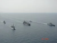 Le La Motte-Picquet, lâ€™aviso Commandant Blaison et les bÃ¢timents de lâ€™Indian navy Beas