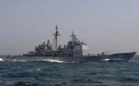 Le croiseur américain USS Lake Champlain